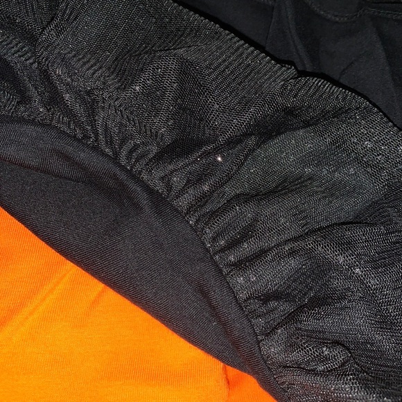 Cat & Jack 'Boo' Peplum Top & Candy Corn Leggings Halloween Set - Picture 5 of 12